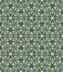 Fototapeta premium Abstract geometric pattern. A seamless background, vintage texture. 
