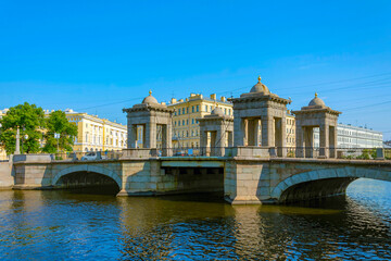 St. Petersburg, the historic Old Kalinkin Bridge