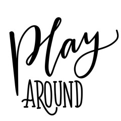 Hand drawn kids lettering 