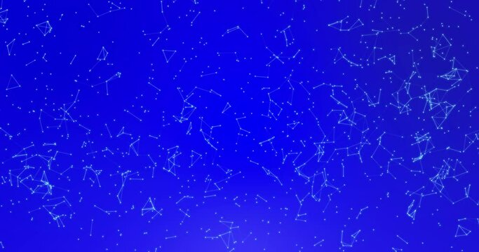 white lexus in chaotically animated in a cycle on a blue background