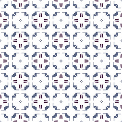 Naklejka premium Geometric pattern. Seamless vector background. Ethnic graphic design. 