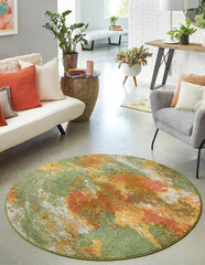 modern multicolour rug