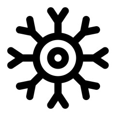 Obraz premium snowflake icon