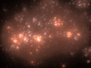 Naklejka premium Imaginatory fractal abstract background Image