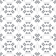 Geometric pattern. Seamless vector background. Ethnic graphic design.