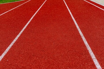 Fototapeta premium running track and field