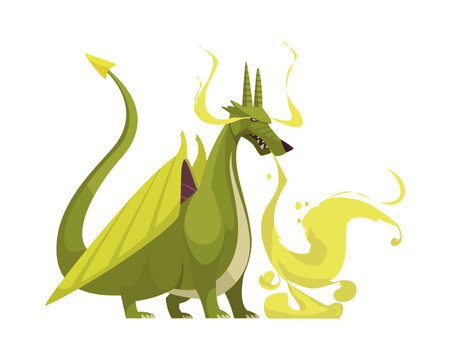 Cartoon Dragon Illustration