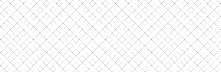 Fototapeta na wymiar Net texture pattern on white background. Net texture pattern for backdrop and wallpaper. Realistic net pattern with black squares. Geometric background, vector illustration