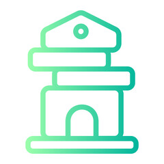 toy blocks gradient icon