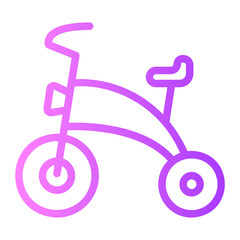 tricycle gradient icon