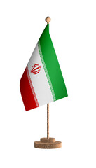 Iran flagpole PNG image.