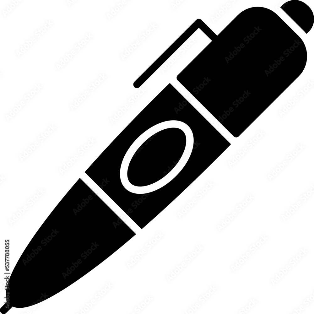 Sticker pen icon