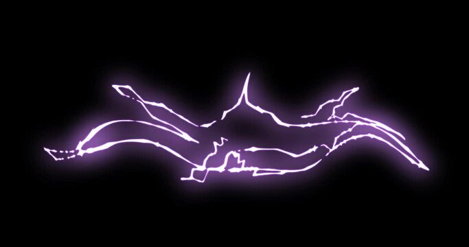 Line elements with glow effect. To customize colors use all non-linear editing tools. 