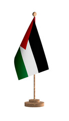 Palestine flagpole PNG image.