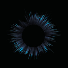 Set of isolated abstract aqua spot with gradient or dynamic color.Vector colorful neon templates. Circle shapes with vivid gradients. Fluid gradients for banners, Abstract liquid shape black, 3d.eps10