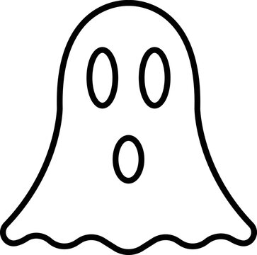 Ghost Vector Icon which is suitable for commercial work and easily modify or edit it

