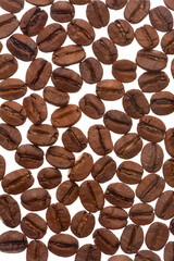 coffee beans on a white background

