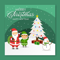 FEED AND GREETING CARD MARRY CHRISTMAS BACKROUND