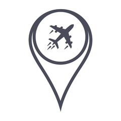 Airport  location icon