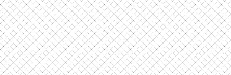 Net texture pattern on white background. Net texture pattern for backdrop and wallpaper. Realistic net pattern with black squares. Geometric background, vector illustration