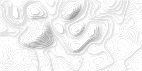 Topographic map background. silver line topography maount map contour background, geographic grid. Abstract vector illustration.	
