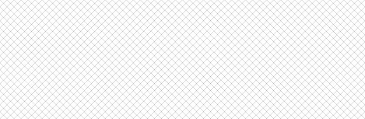 Fototapeta premium Net texture pattern on white background. Net texture pattern for backdrop and wallpaper. Realistic net pattern with black squares. Geometric background, vector illustration
