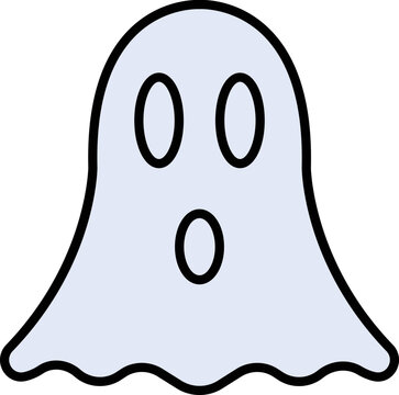 Ghost Vector Icon which is suitable for commercial work and easily modify or edit it

