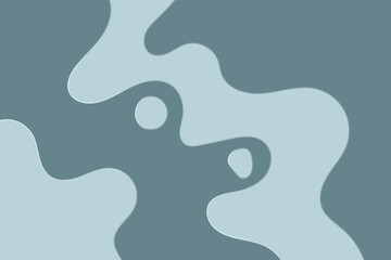 Abstract smooth stains and dots backdrop design. Elegant wavy shapes decorative background