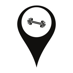 body fitness location icon