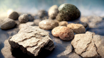 Fototapeta na wymiar stone, rock, ore, rough, abstract, background, digital illustration