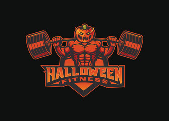 Halloween Pumpkin Creepy Smile Vector illustrations for your work Logo, mascot merchandise t-shirt, stickers and Label designs, gym, greeting cards advertising business company or brands, fitness.