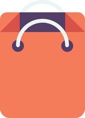 christmas shopping bags illustration in minimal style