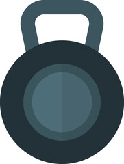 dumbbell illustration in minimal style