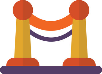 Award Fence illustration in minimal style