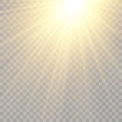 	
Vector transparent sunlight special lens flare light effect. Bright beautiful star. Light from the rays.	