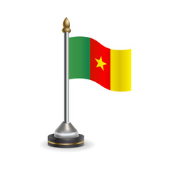 State table flag of Camerron. National symbol perfect for design, Background transparent