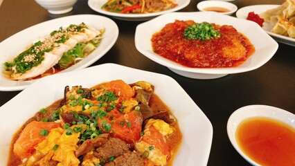 中華料理　集合写真