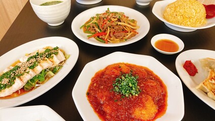 中華料理　集合写真