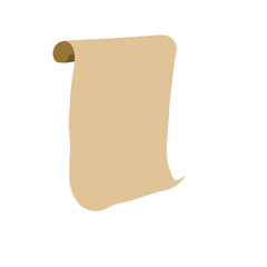 old story paper rolled up