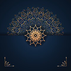 New ornamental mandala, background,ottoman, indian, motifindian floral,  design