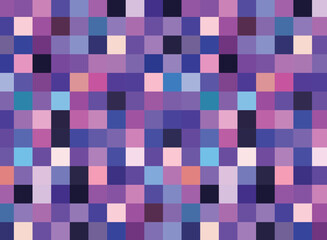 カラフルなモザイクタイルのシームレスなパターン背景