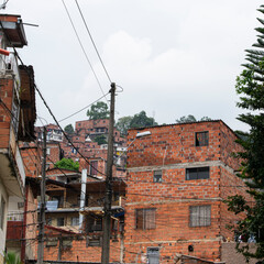 Obraz premium Brick houses in Medellín 
