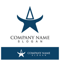 Obraz premium Star logo images illustration