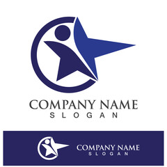 Star logo images illustration