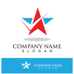 Star logo images illustration
