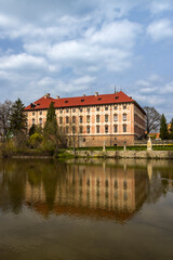 Fototapeta na wymiar Libochovice Palace in Czech Republic