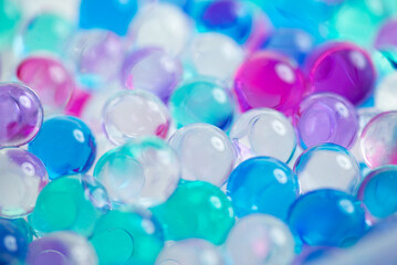 たくさんのガラス玉