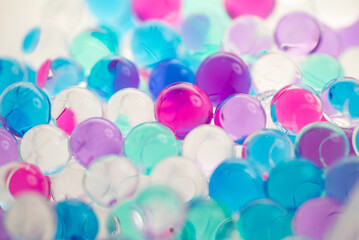 たくさんのガラス玉