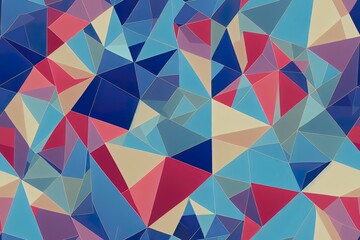 Fototapeta premium 2d seamless pattern. Modern stylish texture. Repeating geometric tiles with rhombus
