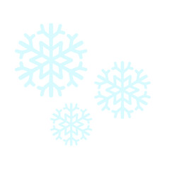 winter snowflakes Illustration